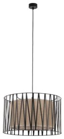 Κρεμαστό Φωτιστικό Οροφής 3xE27 15W IP20 Καφέ Harmony 4557 TK Lighting-4557-Καφέ 4557