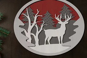 Σετ των 3 Intra απο ξύλο plywood 3mm-4mm πάχος Χριστουγεννιάτικα στολίδια, κομμένο Glowforge Δίασταση 3x3 cm INTRAFABR-15702448