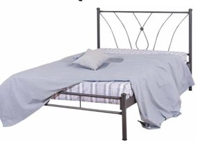 Κρεβάτι Ίριδα4  για στρώμα 120χ200 ημίδιπλο με επιλογή χρώματος
