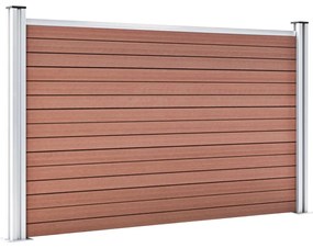 vidaXL Πάνελ Περίφραξης Καφέ 526 x 106 εκ. από WPC