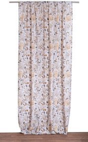 Κουρτίνα με Τρέσα 140x270 Ορτανσία Μπεζ Viopros