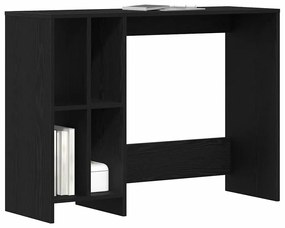 vidaXL Γραφείο Μαύρη Οξυά 102,5 x 35 x 75 εκ Επεξεργασμένο ξύλο