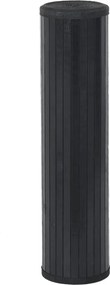 vidaXL Χαλί Ορθογώνιο Μαύρο 60 x 400 εκ. Μπαμπού