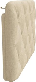 vidaXL Μαξιλάρι για Κεφαλάρι Κρεμ 80 εκ. Υφασμάτινο