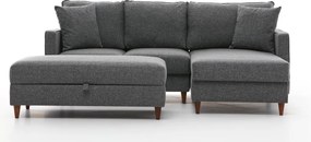 Corner Sofa Eva Right - Grey Grey