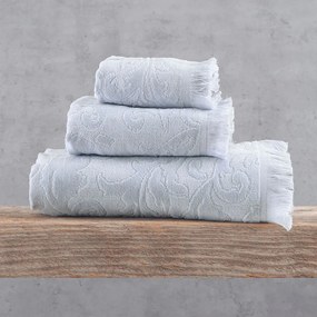 Πετσέτα Sienna Light Grey Ρυθμός Σώματος 70x140cm 100% Βαμβάκι