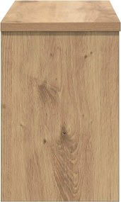 vidaXL Τοίχου Κρεμάστρα Artisan Oak 50 x 20 x 30 εκ.
