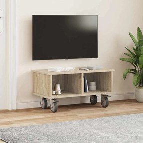 vidaXL Βάση TV Δρύς Sonoma 68,5 x 35 x 35 εκ Επεξεργασμένο ξύλο