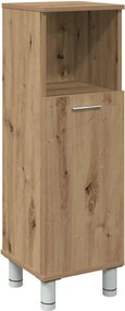 vidaXL Ντουλάπι Μπάνιου Τεχνίτης Δρυς 30x30x95 εκ. Επεξεργασμένο Ξύλο
