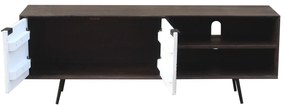 Τηλεόραση DKD Home Decor Σκούρο καφέ 140 x 35 x 50 cm Ξύλο από Μάνγκο