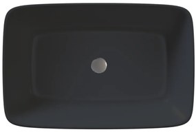 Sanitec Atlas 281 Νιπτήρας Συνθετικός Επικαθήμενος 56,5x39,5x12cm Anthracit