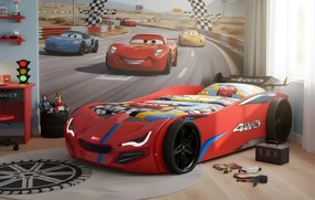 Κρεβάτι παιδικό turbo plus-Κόκκινο