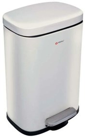 Κάδος Απορριμμάτων Soft Close 03.47396 5lt White Metal