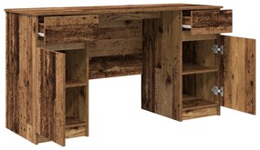 vidaXL Γραφείο Παλιού Ξύλου 140x49x76 εκ Επεξεργασμένο Ξύλο