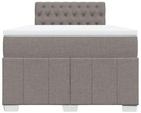 ΚΡΕΒΑΤΙ BOXSPRING ΜΕ ΣΤΡΩΜΑ TAUPE 120X190 ΕΚ. ΥΦΑΣΜΑΤΙΝΟ 3289318