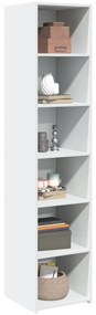 vidaXL Ντουλάπι Λευκό 40x41x185 εκ. Επεξεργασμένο Ξύλο