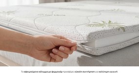 Ανώστρωμα Zymmo, Rona, 82x190x6, Μέτριο προς μαλακό