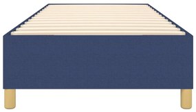 Πλαίσιο Κρεβατιού Boxspring Μπλε 90 x 200 εκ. Υφασμάτινο - Μπλε