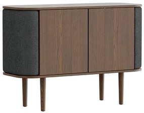Μπουφές Treasures Horizons S 5774C711-04 109x43x75cm Dark Oak-Dark Grey Umage Steel,Wood