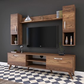 Σύνθεση Τηλεόρασης Καρυδί FOZON 180x35x48.6