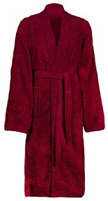 vidaXL Μπουρνούζι KINN Κόκκινο XXXL Βαμβάκι