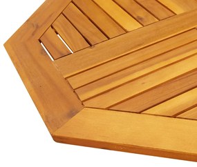 vidaXL Επιφάνεια Τραπεζιού Οκτάγωνη 80x80x2,2 εκ. Μασίφ Ξύλο Ακακίας