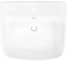 vidaXL Λεκάνη Λευκό 50 x 45 x 41 εκ. Γυαλιστερή Κεραμική