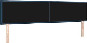 vidaXL LED κεφαλάρι με φώτα λωρίδας LED Μπλε 180 cm Πολυεστέρας