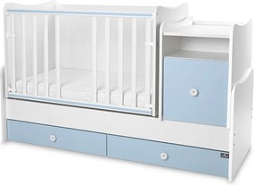 BED TREND PLUS NEW 70/160 WHITE/BABY BLUE