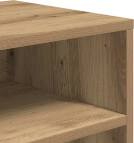 vidaXL Βιβλιοθήκη Αρτισιανή Δρυς 66x31x80 εκ. Επεξεργ. Ξύλο