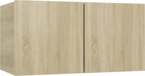 vidaXL Έπιπλα Τηλεόρασης Σετ 4 Τεμαχίων Sonoma Δρυς από Επεξ. Ξύλο