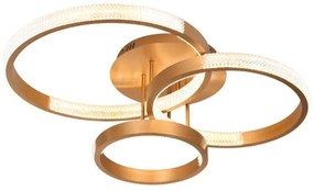 Φωτιστικό Οροφής C88070/3 Ακρυλικό LED 3000K-6000K Sunlight-C88070/3-Ασημί C88070/3