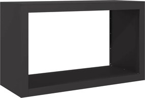 vidaXL Ράφι Καυσόξυλων Μαύρο 100x40x60 εκ. Ατσάλινο