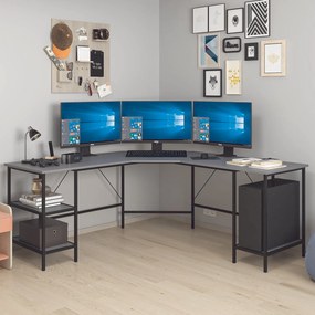 Γραφείο Ανθρακί MIDU 180x60x76