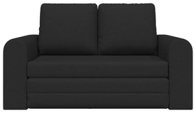 vidaXL Καναπές Κρεβάτι 2 σε 1 Μαύρος 148x71x83 εκ.