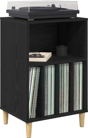 vidaXL Ράφι Πικάπ Μαύρη Δρυς 47 x 39,5 x 74,5 εκ. Επεξεργασμένο Ξύλο