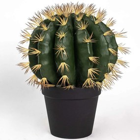 Τεχνητό Φυτό Εχινόκακτος 6780-6 52cm Green Supergreens Polyethylene