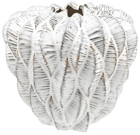 Κεραμικό Βάζο FL23913 Fylliana Λευκό Φ25x23 εκ. 25x25x23 εκ.