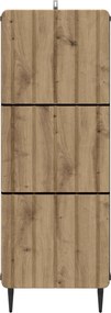 vidaXL Ντουλάπι με Συρτάρια 33 x 34,5 x 92 εκ. Επεξεργασμένο Ξύλο