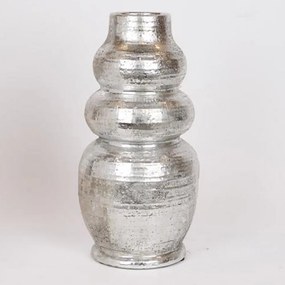 Βάζο Πήλινο 819-00513 Φ18x36cm Silver Estheti Home Πηλός