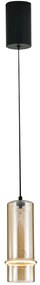 Φωτιστικό Οροφής 2532 Φ11x30cm Dim Led 300lm 6W 3000K Champagne-Black