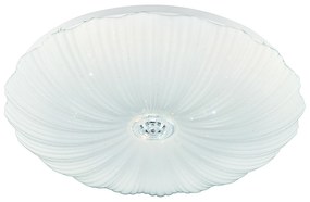 Φωτιστικό Οροφής LED ArteLibre LEPUS Λευκό Μέταλλο/Γυαλί 40x40cm - ART-14780197