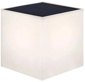 Φωτιστικό Τοίχου - Απλίκα Ηλιακή Wally Square LUMWLC018XXSPNW 18x18x18cm Led 1000Lm 4000K White New Garden