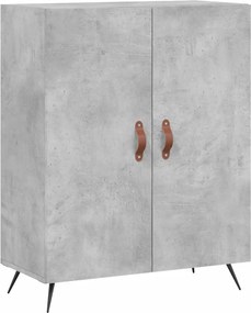 vidaXL Ντουλάπι Γκρι Σκυροδέματος 69,5x34x90 εκ. Επεξεργασμένο Ξύλο