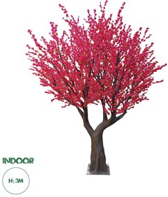 20168 GloboStar® Artificial Garden PEACH BLOSSOM TREE 20168 Τεχνητό Διακοσμητικό Δέντρο Ανθισμένη Ροδακινιά Υ300cm