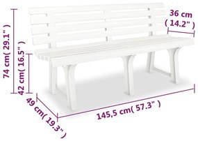 ΠΑΓΚΑΚΙ ΚΗΠΟΥ ΛΕΥΚΟ 145,5 ΕΚ. ΠΛΑΣΤΙΚΟ 43583