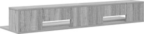 vidaXL Γραφείο Στούντιο Γκρι Sonoma 110 x 36 x 19,5 εκ.