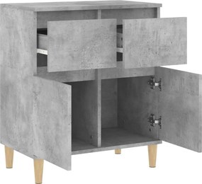 vidaXL Ντουλάπι Γκρι Σκυροδέματος 60x35x70 εκ. Επεξεργασμένο Ξύλο