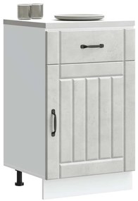 ντουλάπι βάσης κουζίνας Lucca Μπετόν Γκρι κατασκευασμένο ξύλο