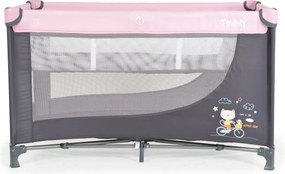 Παρκοκρέβατο 2 Θέσεων (0+ Μηνών/Έως 14kg) Moni Tommy Pink